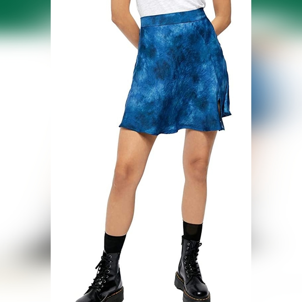 Free People Tie Dye Flirty Blue Sz 0